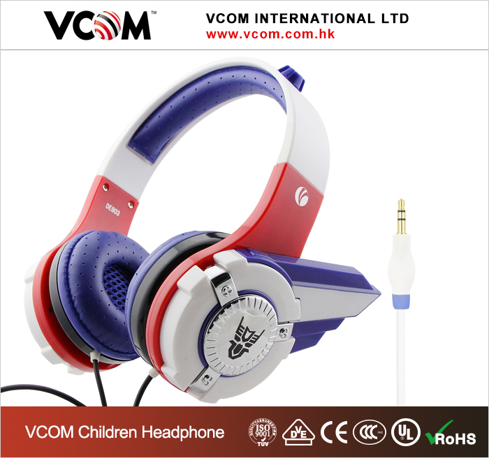  Детские наушники серия “Герой“для музыки от VCOM